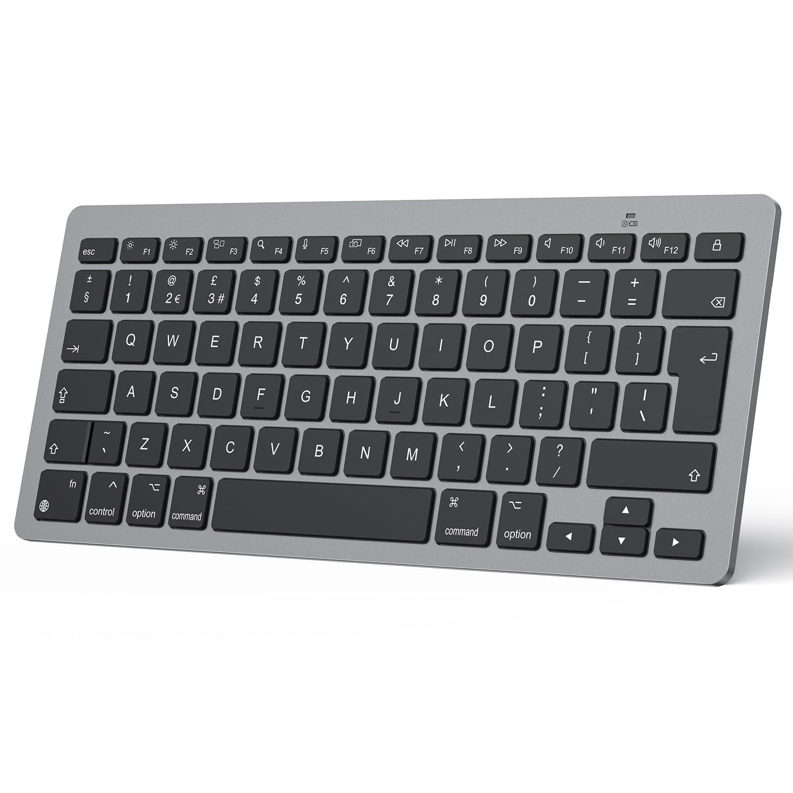 OMOTON Bluetooth Wireless Keyboard for Mac – UK Layout, Space Grey