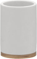 Sealskin Grace Toothbrush Holder – White Polyresin Bathroom Accessory