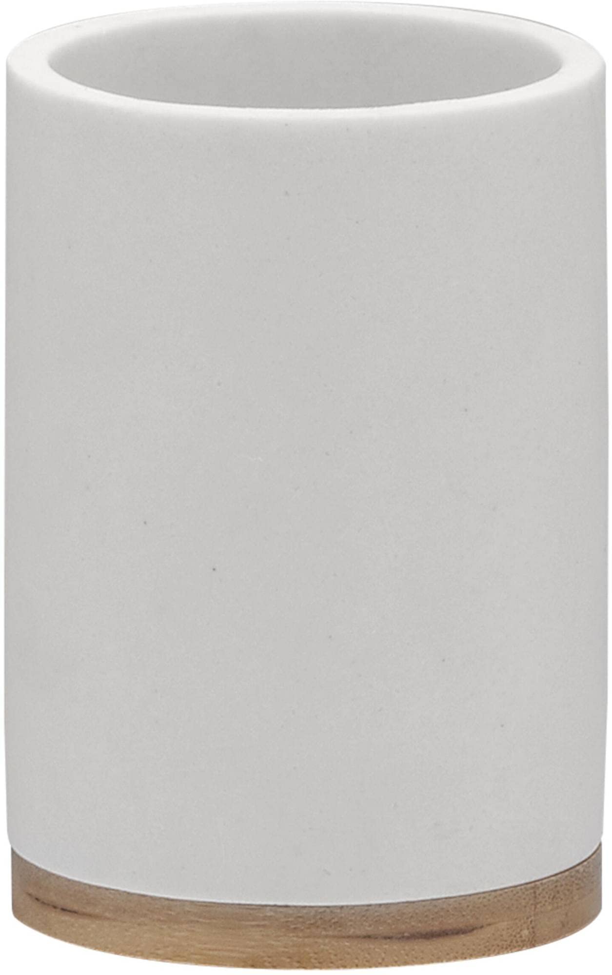 Sealskin Grace Toothbrush Holder – White Polyresin Bathroom Accessory