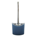 MSV Manihi Toilet Brush and Holder Set – Modern Dark Blue Design