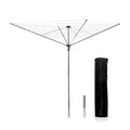 Minky Easy Breeze 45m Outdoor Rotary Airer – Silver Alloy Steel