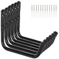 Pipabiba Heavy Duty Garage Storage Hooks | 6 Pack Wall Mounted Hangers