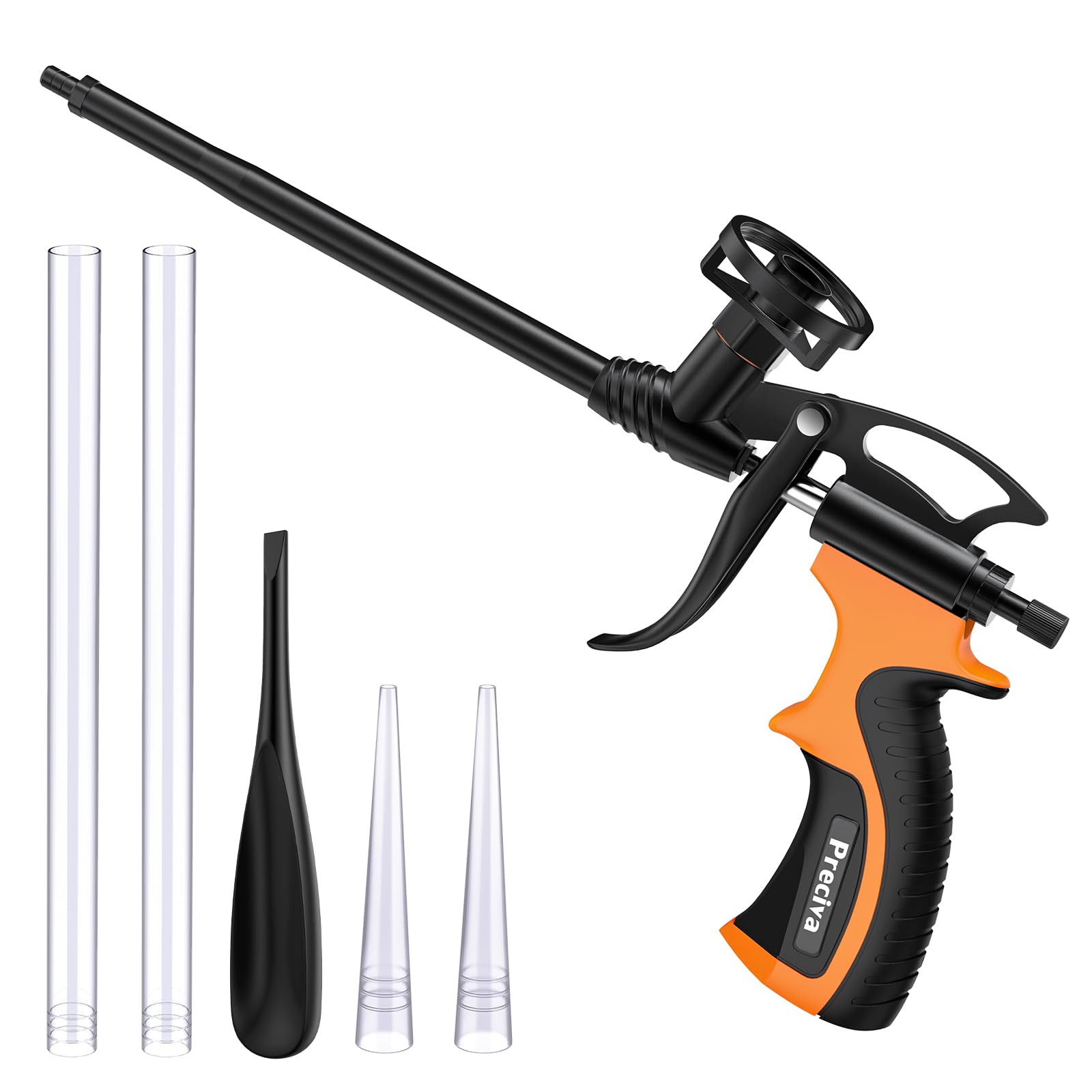 Preciva Heavy Duty PU Foam Gun – Expanding Polyurethane Spray Applicator
