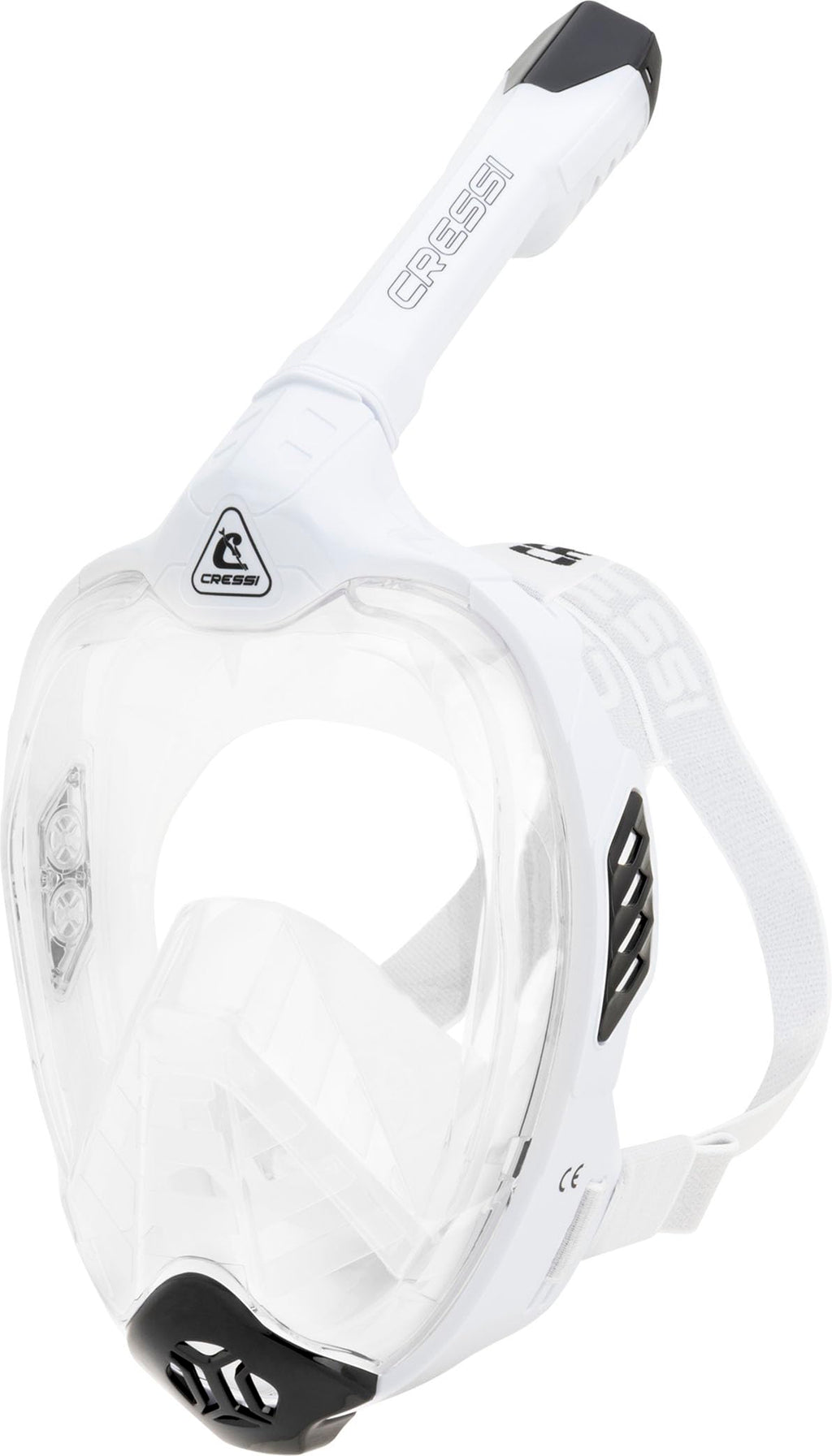 Cressi Bali Full Face Snorkel Mask – Anti-Fog Silicone Mask with Dry Top