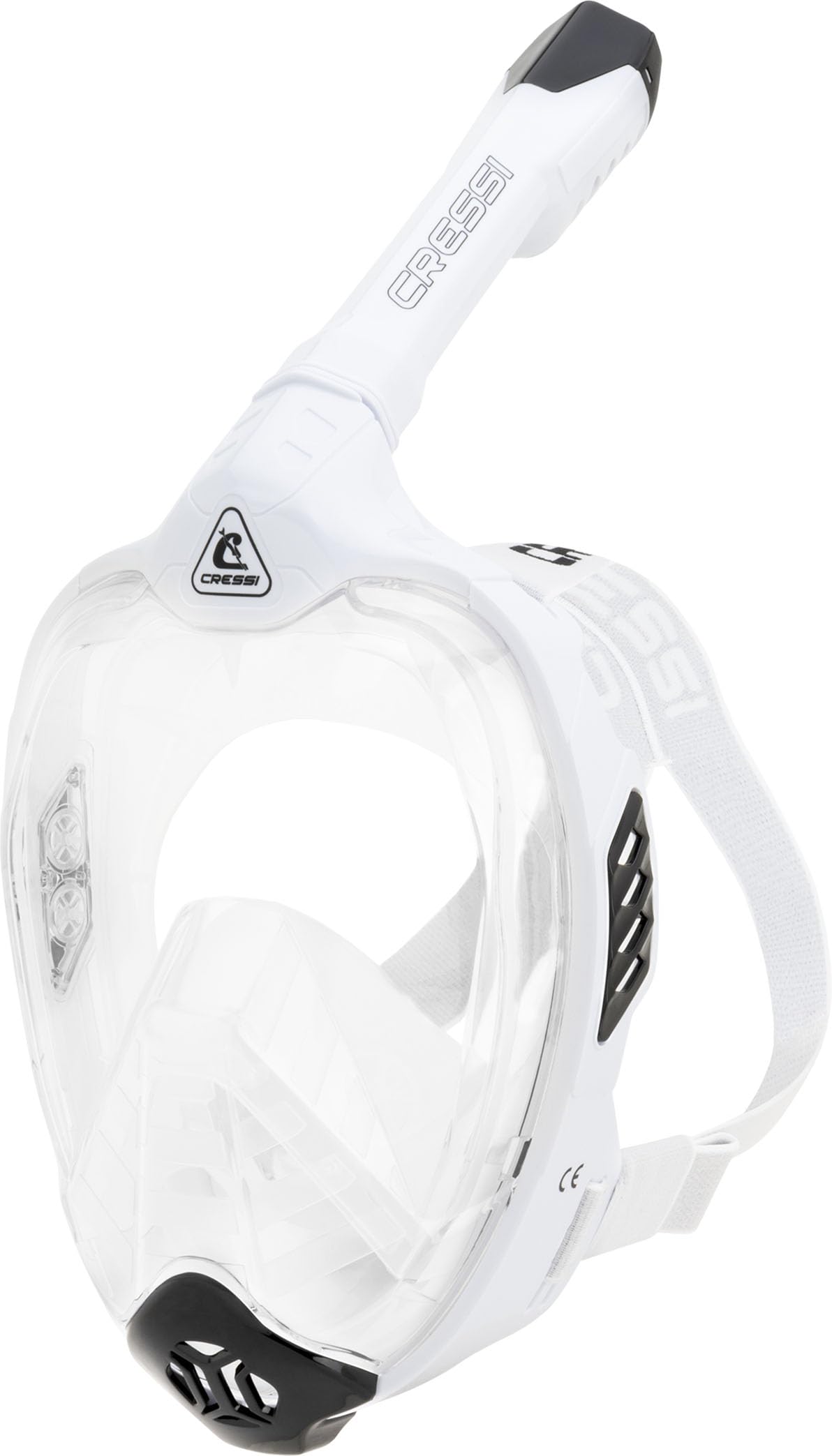 Cressi Bali Full Face Snorkel Mask – Anti-Fog Silicone Mask with Dry Top
