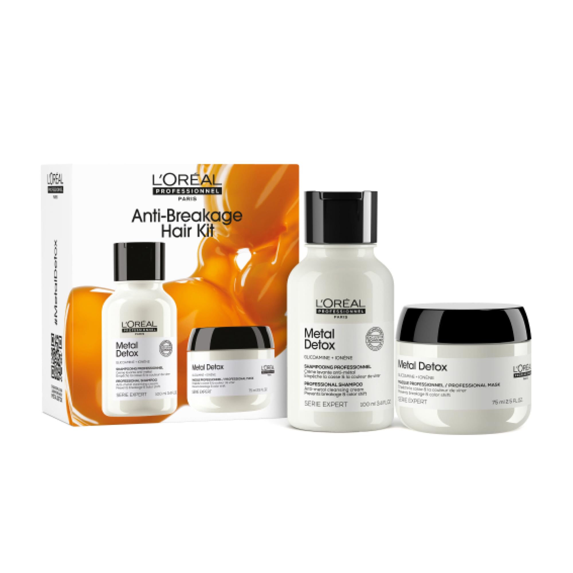 L'Oréal Professionnel Metal Detox Travel Gift Set | Shampoo & Hair Mask