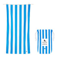 Dock & Bay Sand Free Beach Towel | Bondi Blue Recycled XL (200x90cm)