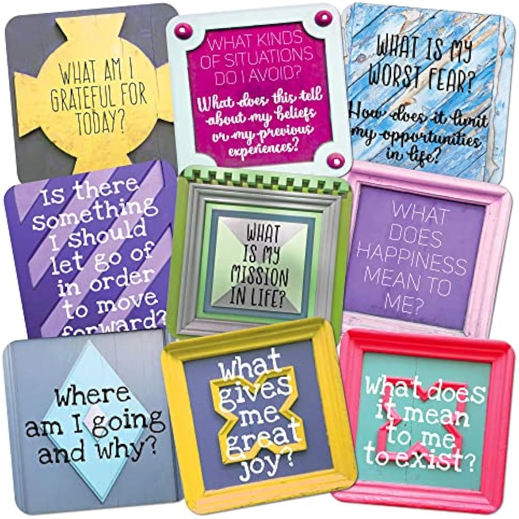 Sunny Present Empowering Questions Cards - 52 Self Care & Mindfulness