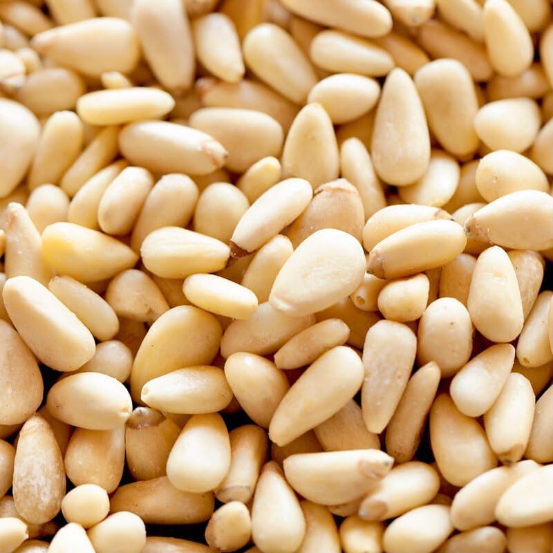 Nutural World Dry Roasted Whole Pine Nuts – Unsalted Vegan Snack (500g)