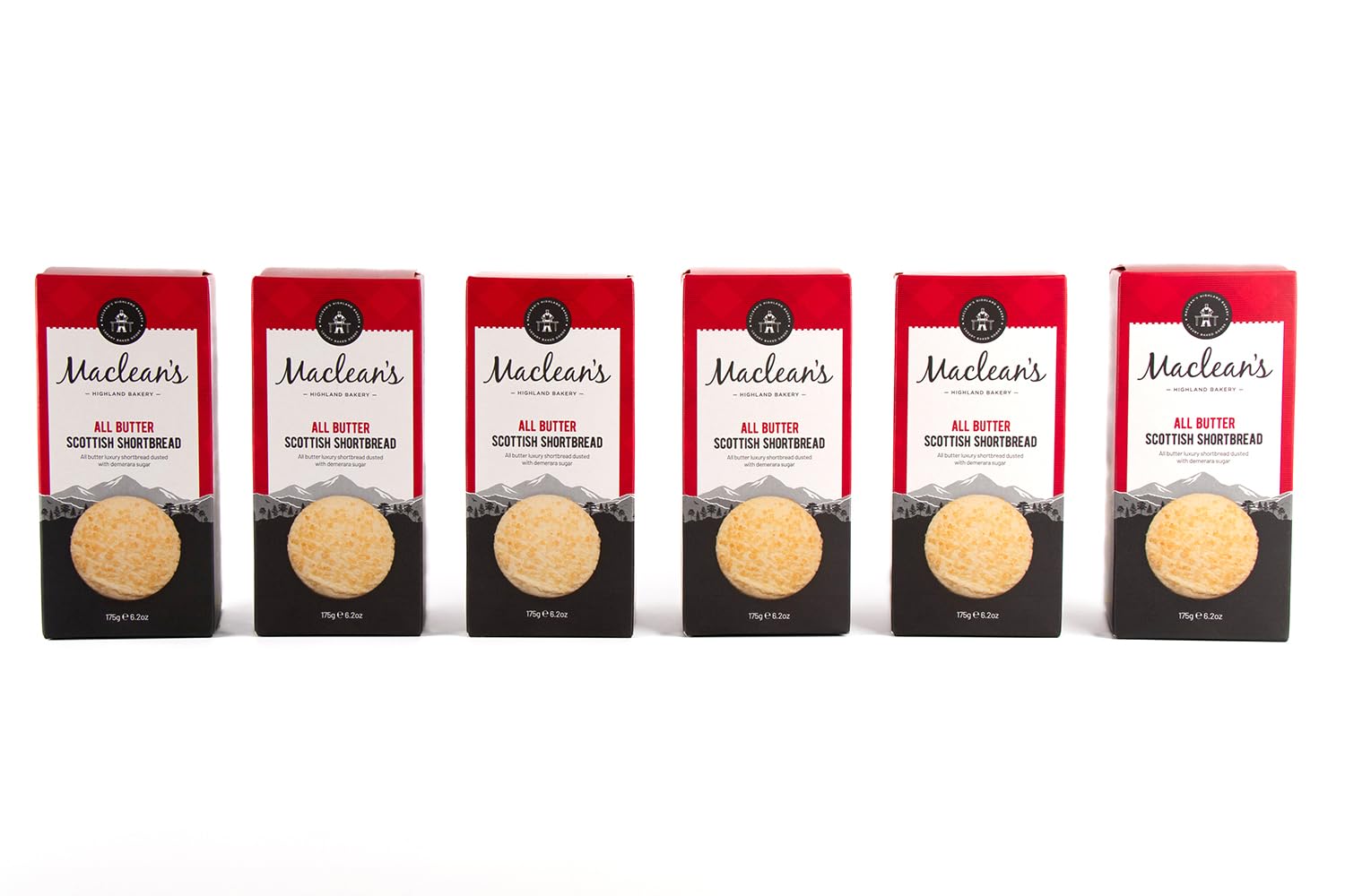 Maclean's Highland Bakery All Butter Scottish Shortbread – 6 x 175g