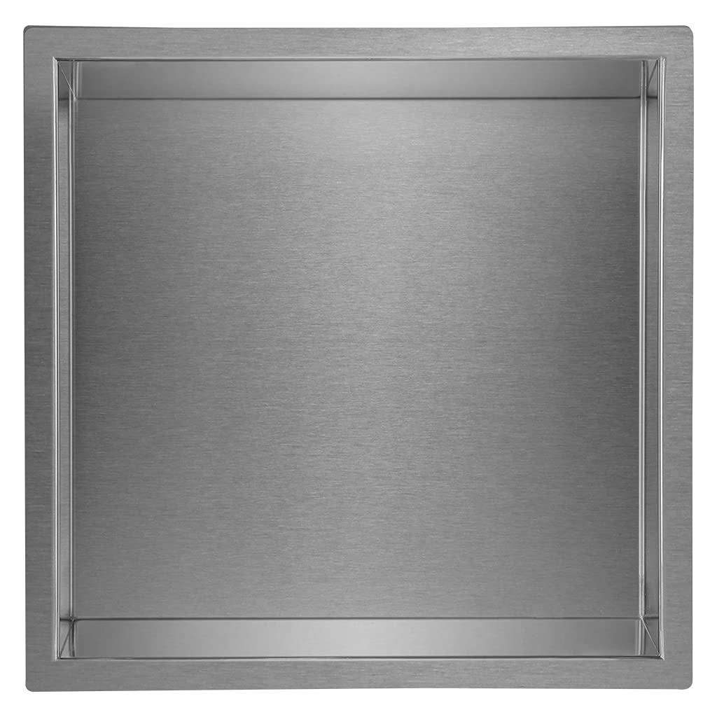 Skelang Recessed Shower Niche | 30x30cm 304 Stainless Steel Shelf