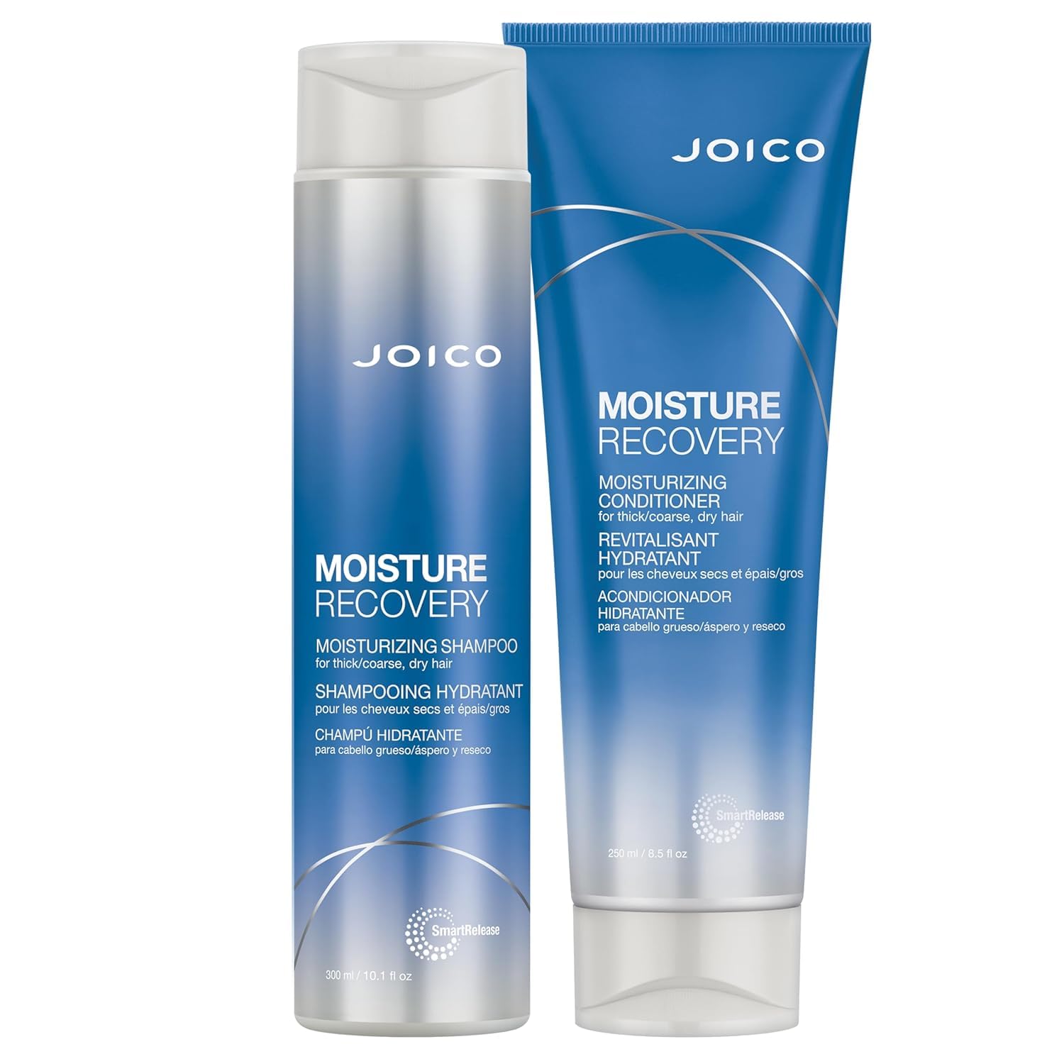 Joico Moisture Recovery Shampoo & Conditioner Duo for Dry Hair - 300ml
