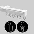 Jolof Store Heavy Duty Ceiling Mount Curtain Track - Aluminum Room Divider