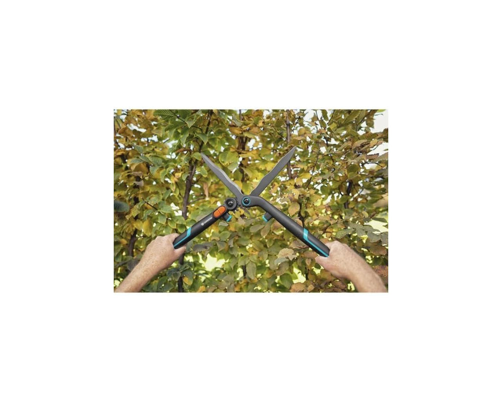 Gardena 2in1 EnergyCut Hedge Shears – Heavy Duty Serrated Steel