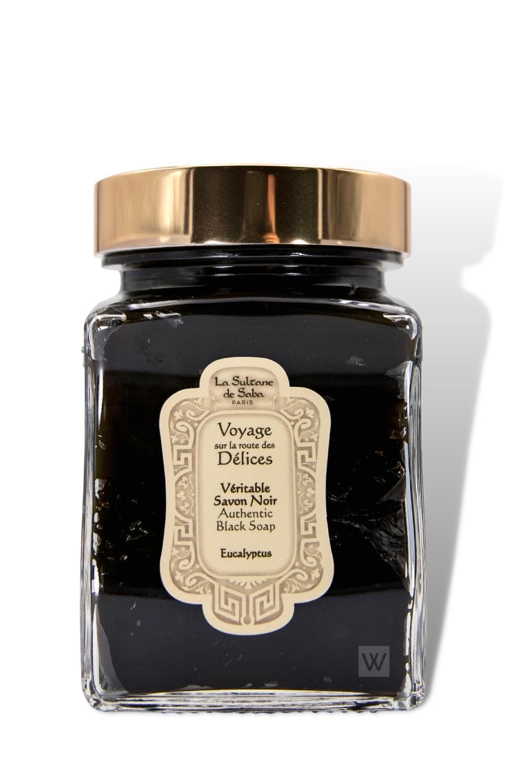 La Sultane de Saba Eucalyptus Black Soap – Natural Moroccan Exfoliant 300ml