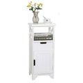 Pre-Assembled Tall Nightstand – 30 Inch White Slim Side Table