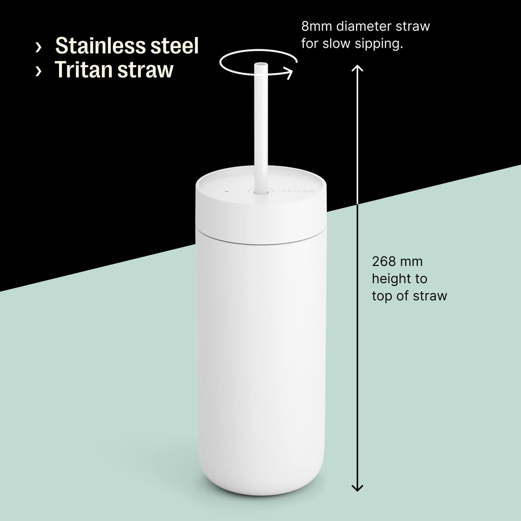 Fellow Carter Cold 16 oz Travel Mug – Ceramic Lined Insulated Tumbler