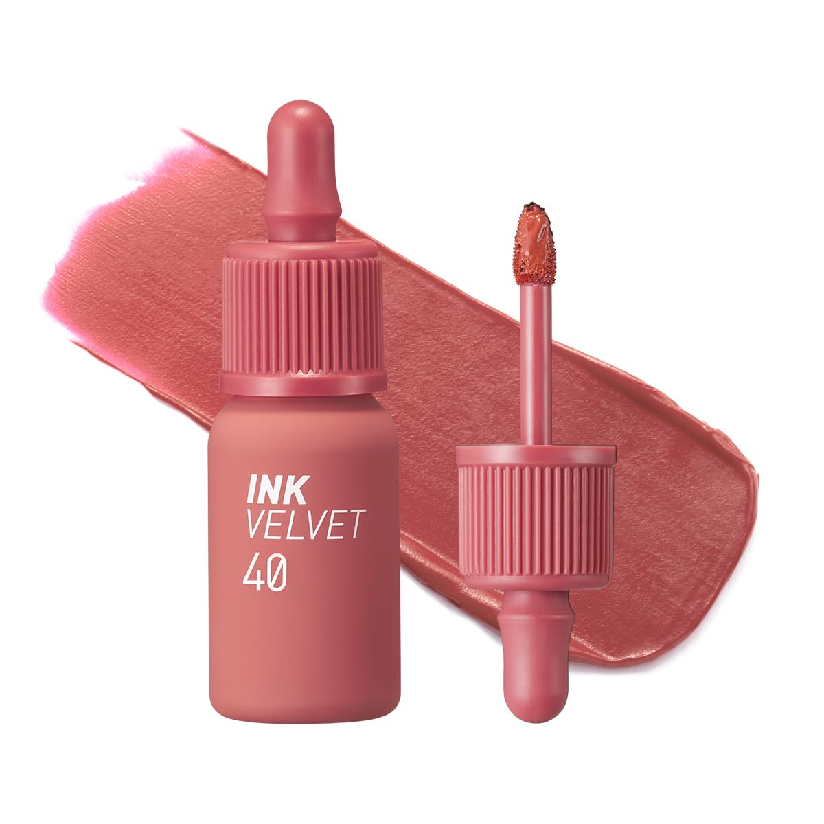 Peripera Ink the Velvet Lip Tint – Longwear Matte Liquid Lipstick (40 Calm Rosy)