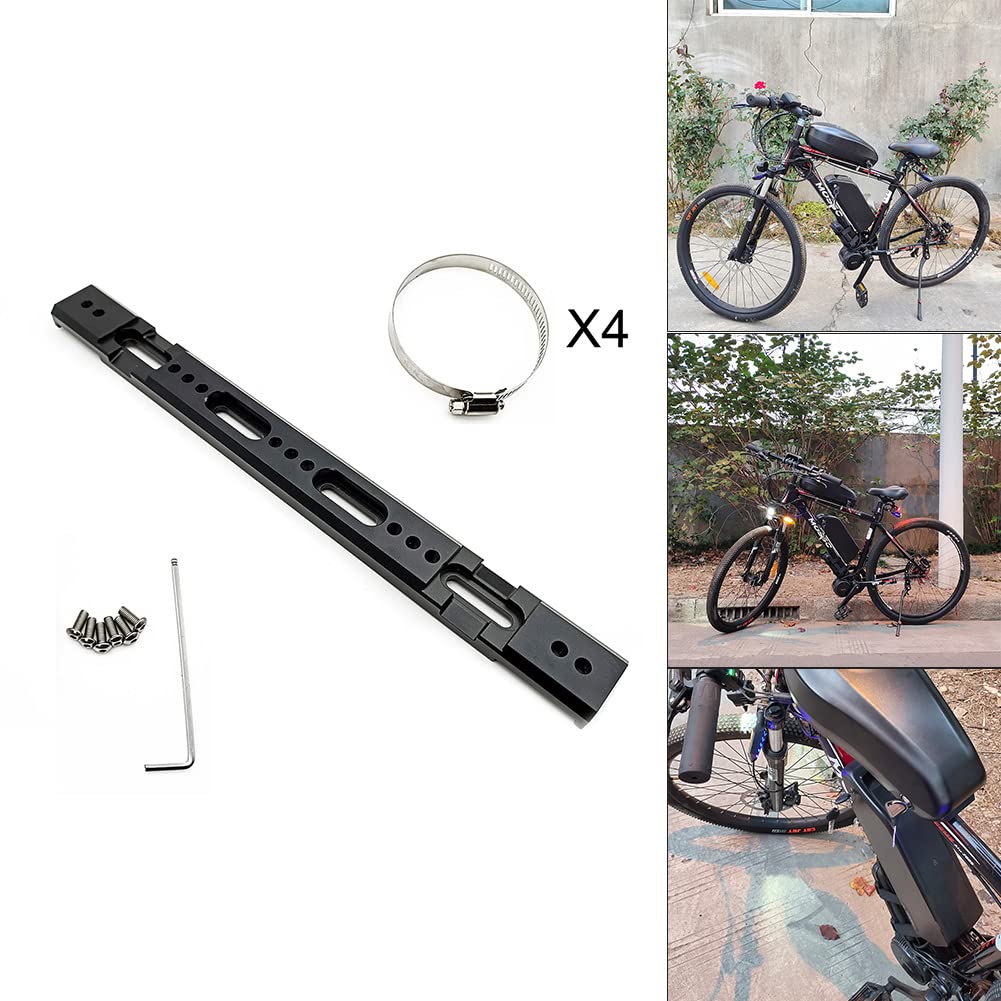 ZLiT Hailong E-Bike Battery Mount Bracket | Aluminum Alloy Holder - Black