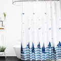 ORSJA Waterproof Polyester Shower Curtain – Weighted Hem, 180x180cm