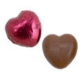 Italian Options Milk Chocolate Hearts | Burgundy Foil - 500g (83 Pcs)