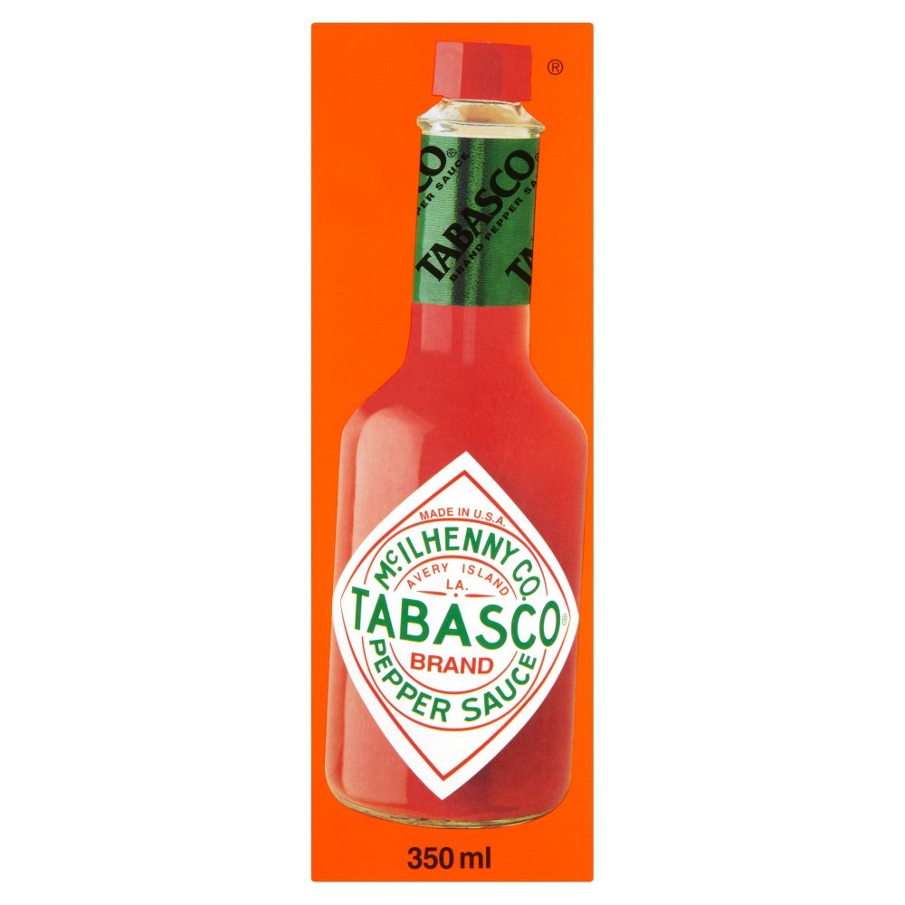 Tabasco Original Red Pepper Hot Sauce - 350ml (Pack of 6) - Gluten Free