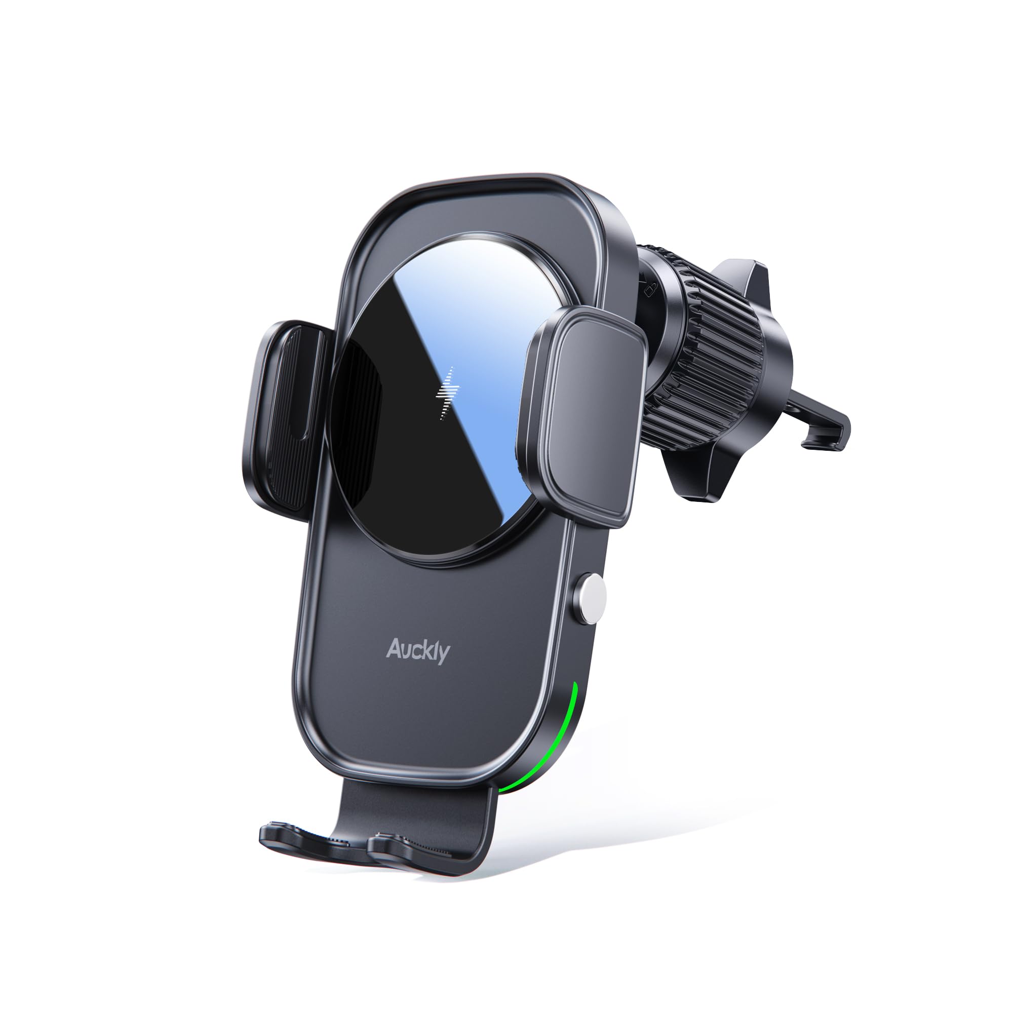 Auckly 15W Qi Fast Wireless Car Charger – Automatic Sensor Phone Mount