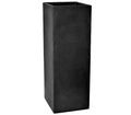 Dehner Palermo Column Plant Pot – Charcoal Grey Slate Effect Plastic