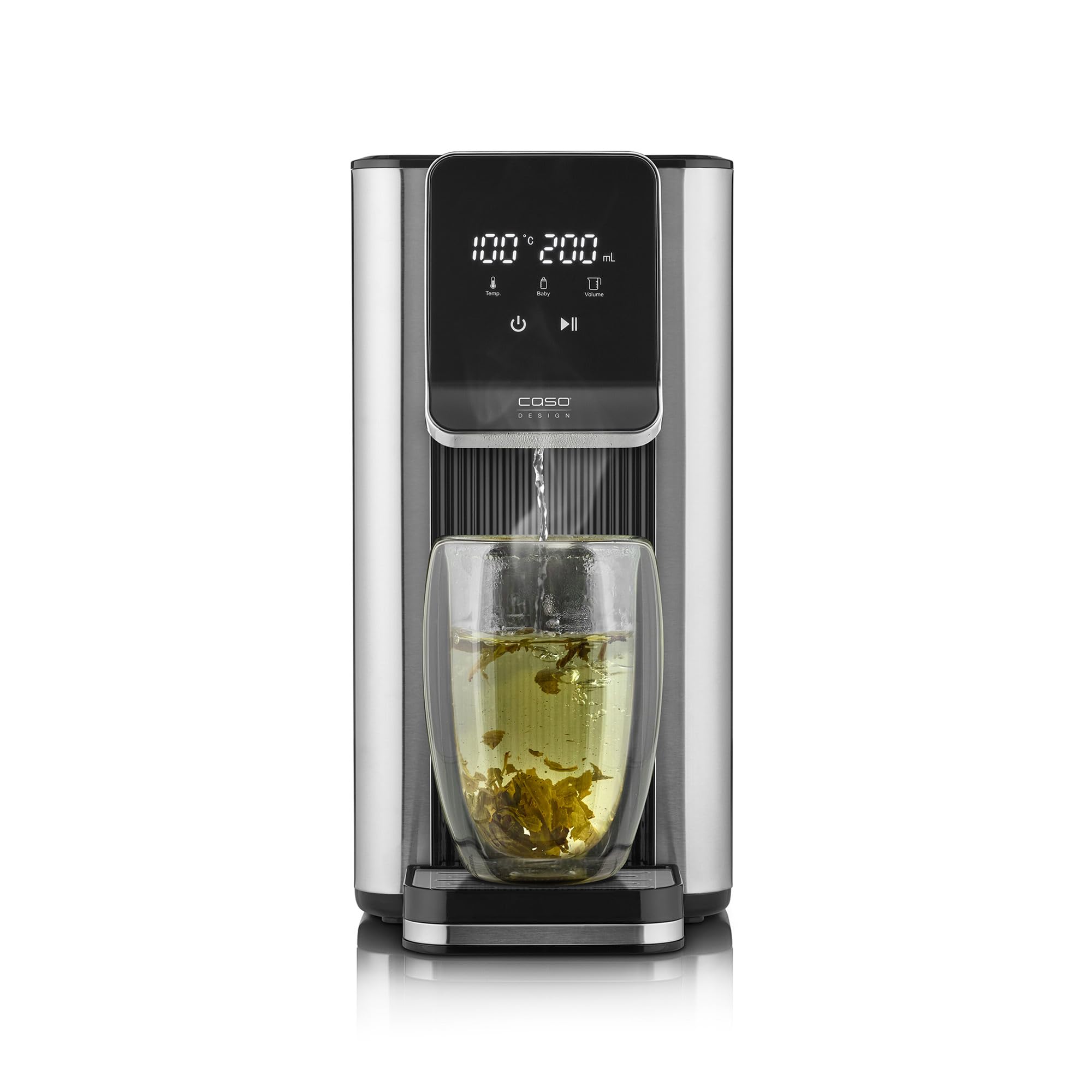 CASO Hot 6 Turbo Hot Water Dispenser | 2.5L Stainless Steel Kettle