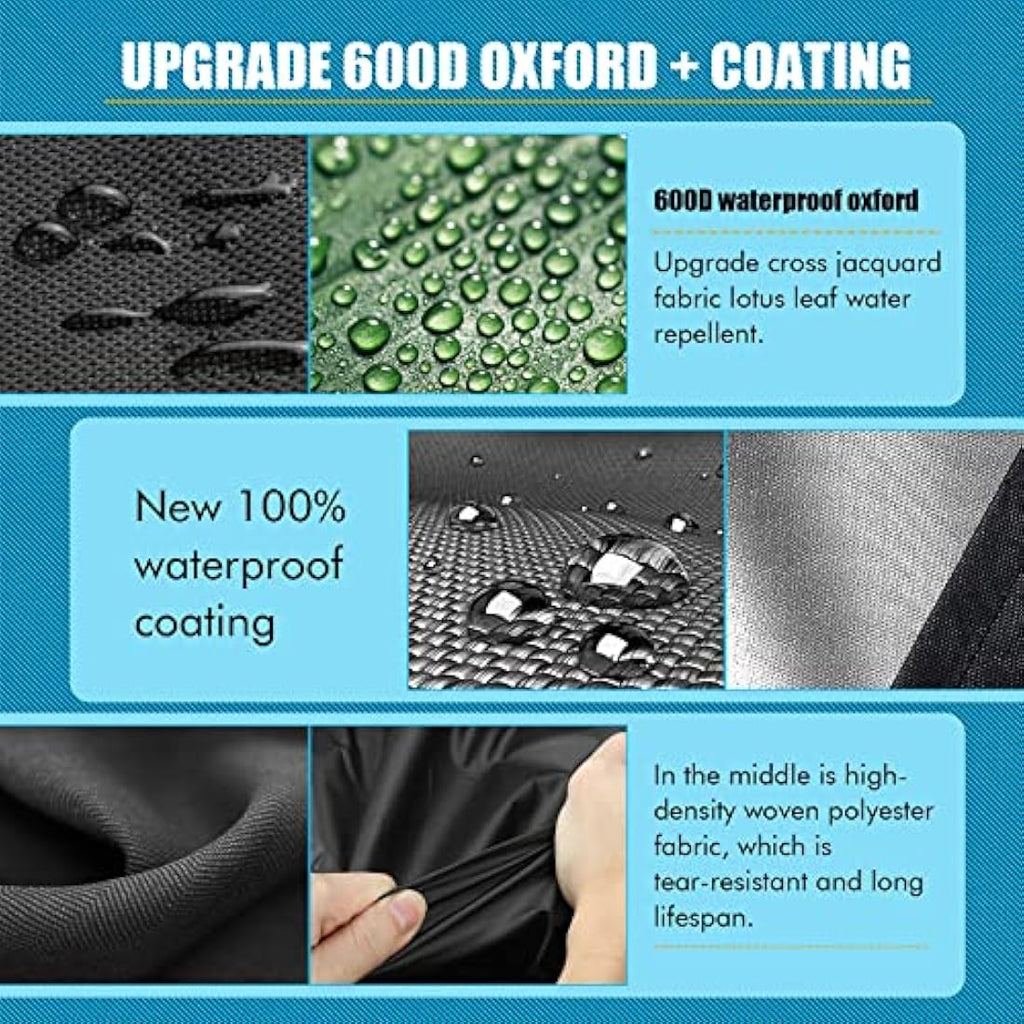 MaxEarn Ford Transit Custom Windshield Cover | 600D Oxford Blackout Wrap
