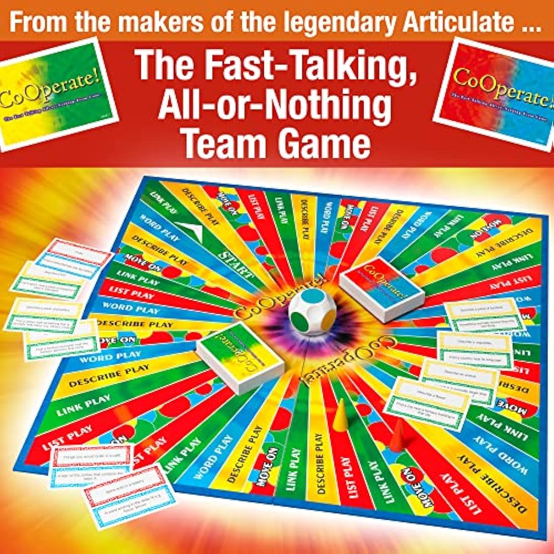 Drumond Park Co-operate Board Game | Fast-Talking Word Game for Ages 12+