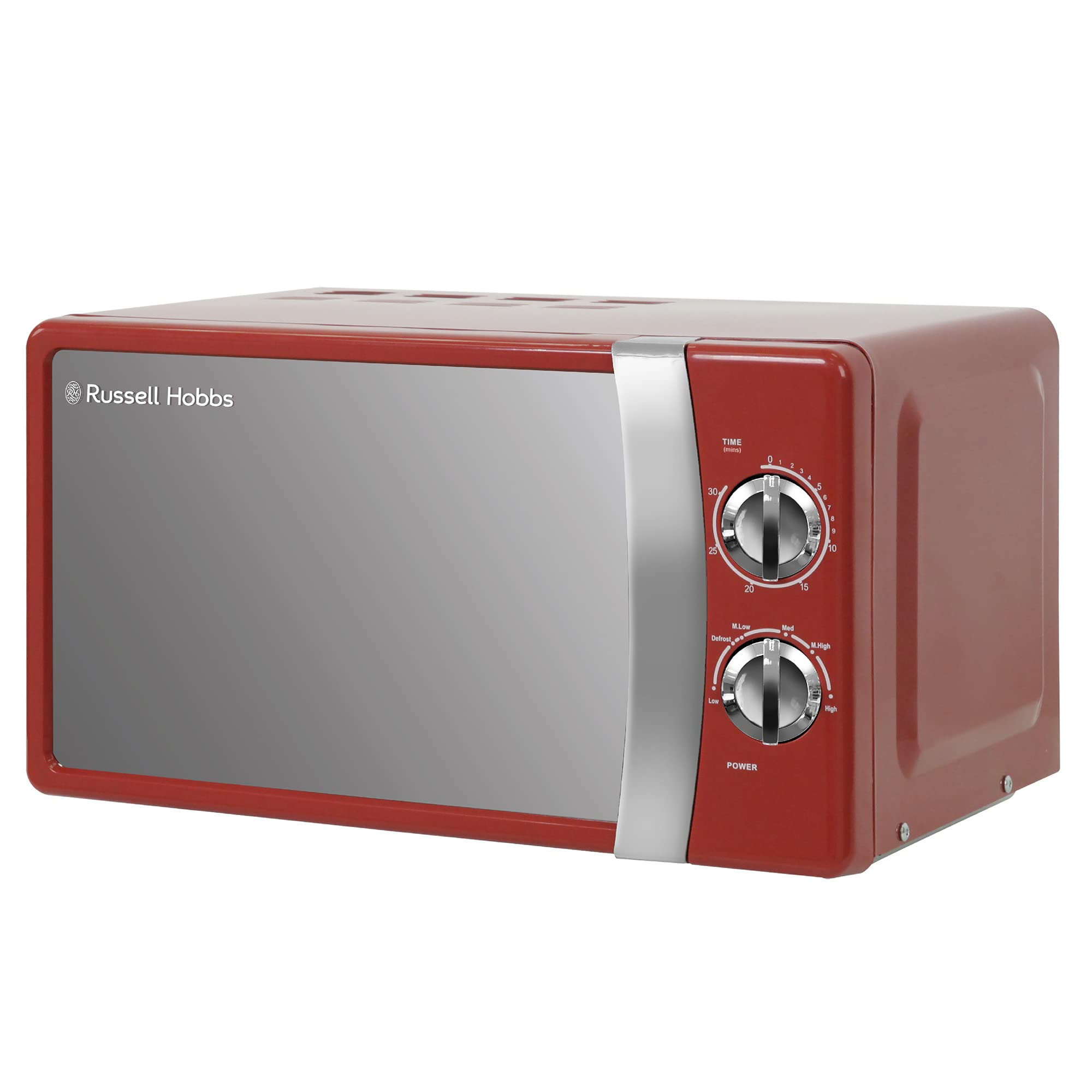 Russell Hobbs RHMM701R 17L 700W Red Solo Manual Microwave Oven
