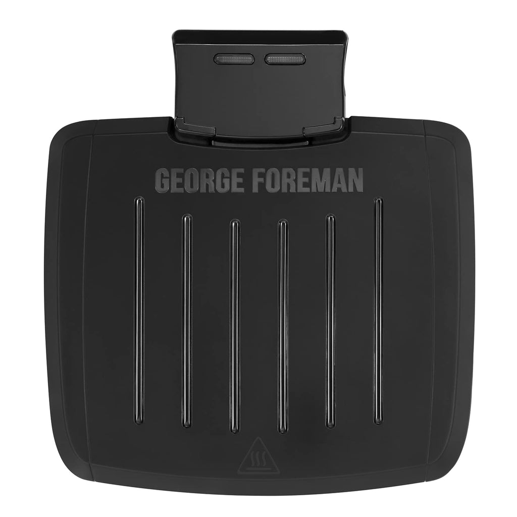 George Foreman Immersa Medium Electric Grill - Dishwasher Safe Black