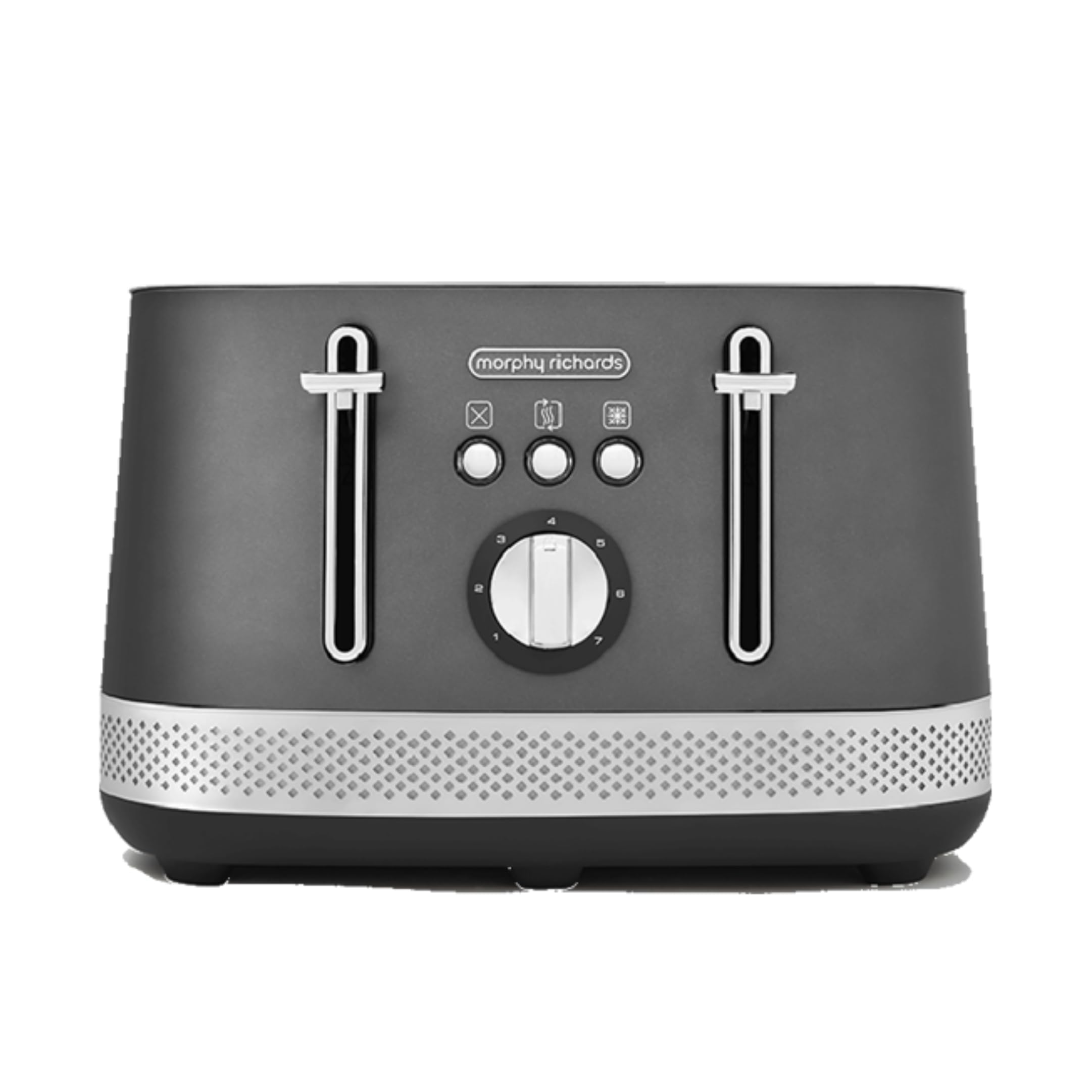 Morphy Richards Illumination 4 Slice Toaster | Black, 7 Settings