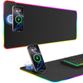 GIM RGB Gaming Mouse Pad – 15W Wireless Charging LED Desk Mat