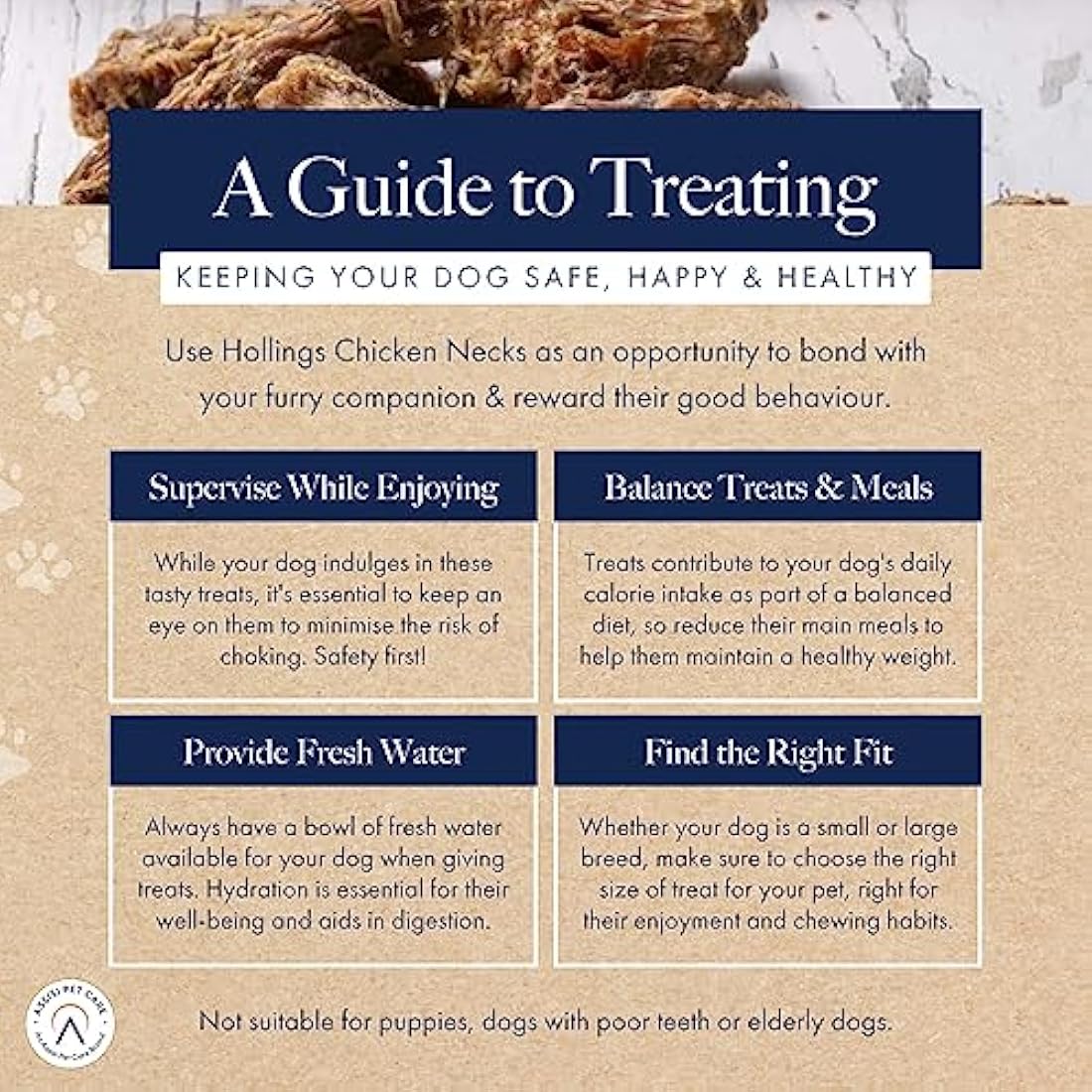Hollings Chicken Necks Natural Dog Treats | Grain Free & High Protein (2kg)