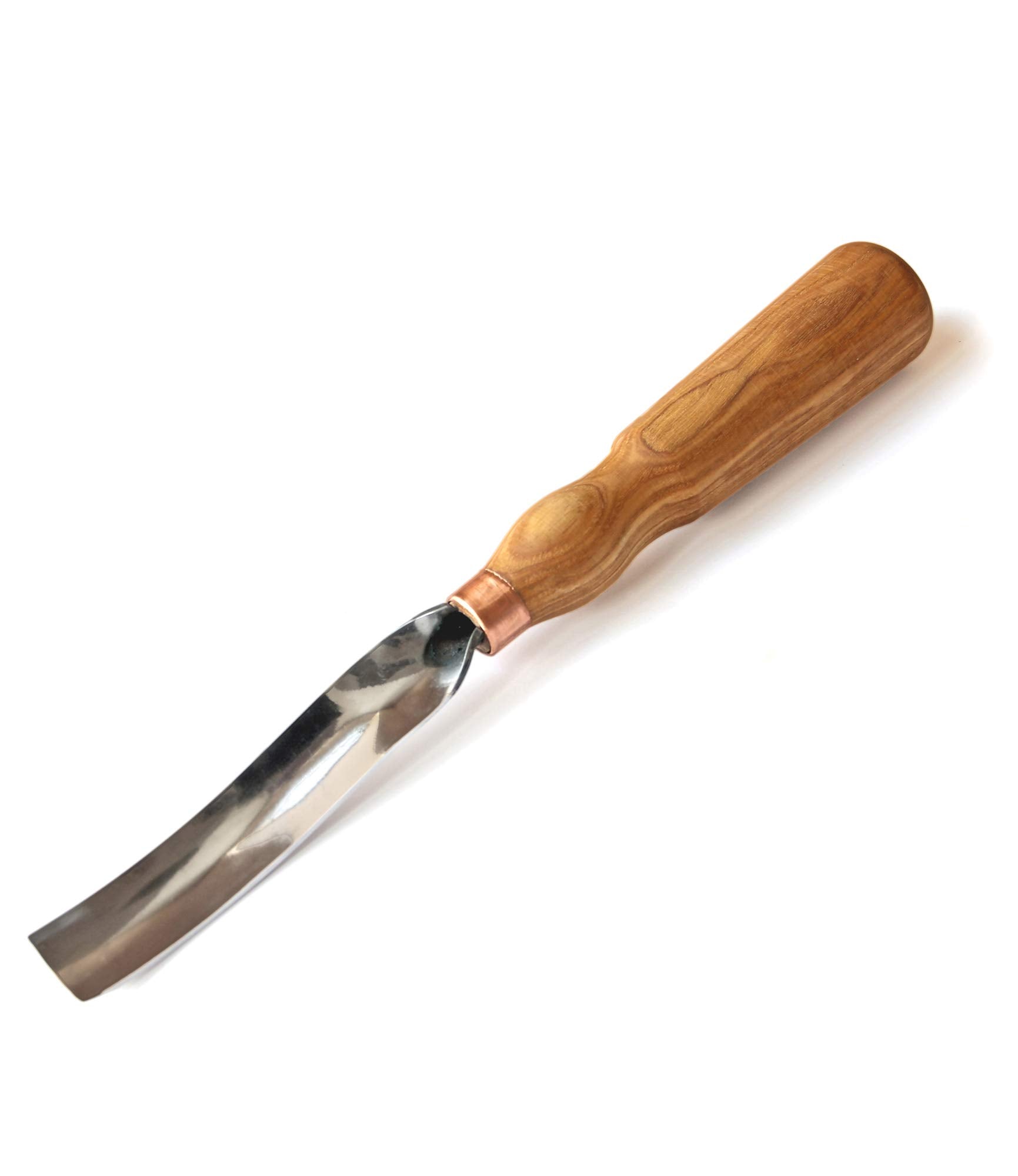 BeaverCraft 7L/22 Wood Carving Gouge – Curved Chisel for Spoon & Bowl