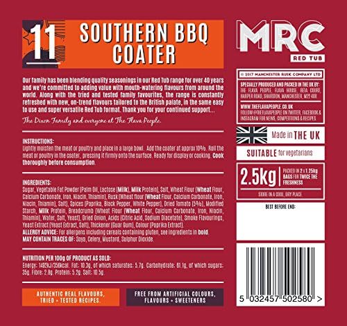 MRC Southern BBQ Coater – Smoky Tomato Meat Glaze & Rub (25kg Red Tub)