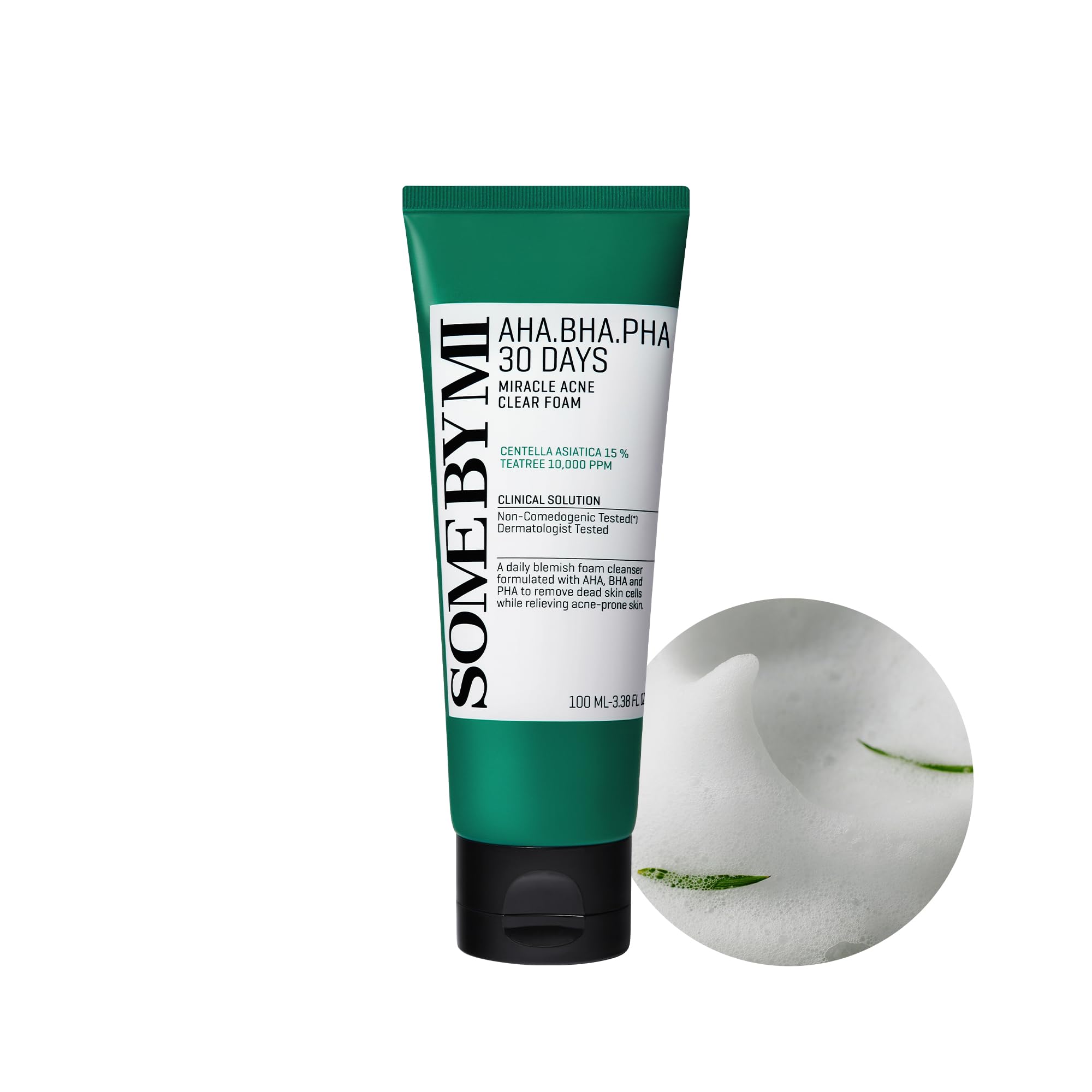 SOME BY MI AHA BHA PHA 30 Days Miracle Acne Clear Foam Cleanser | 100ml