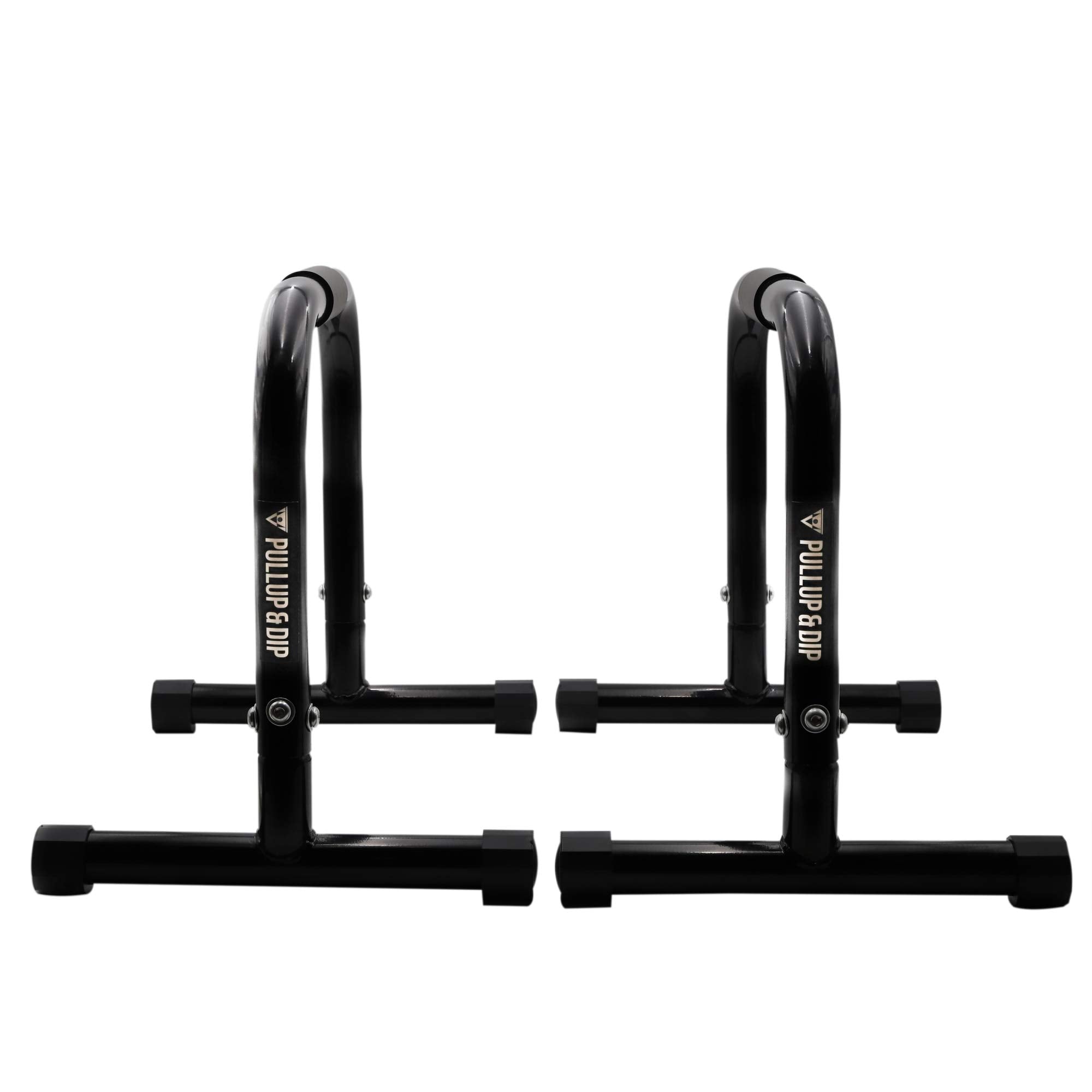 PULLUP & DIP Medium Parallettes – Steel Calisthenics Bars with Wide Grip