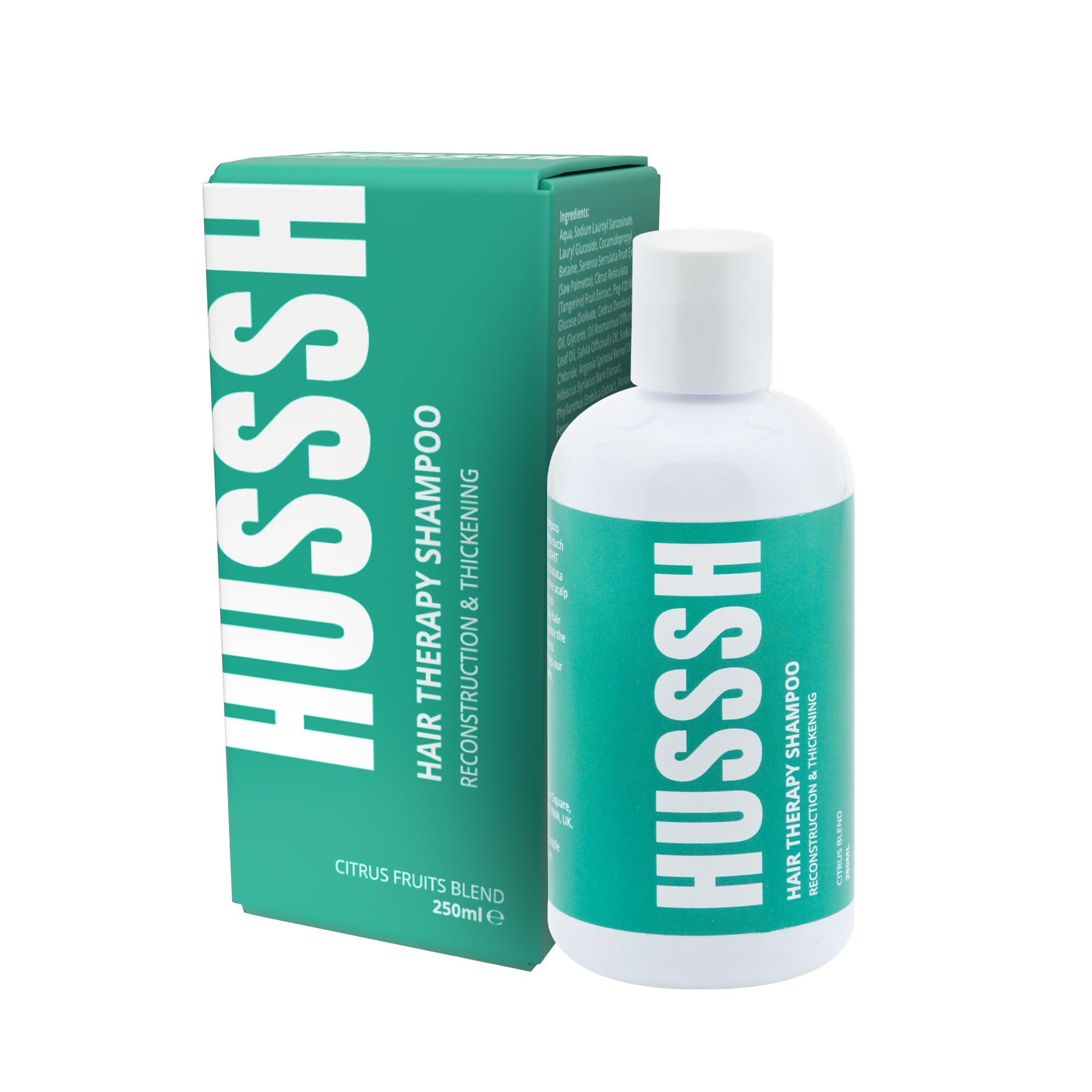 HUSSSH Hair Loss Recovery Shampoo | DHT Blocker with Saw Palmetto & Rosemary
