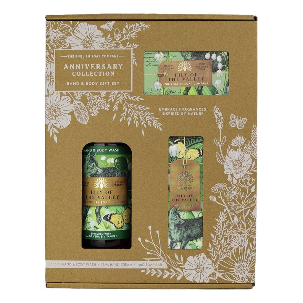 English Soap Co. Lily of The Valley Hand & Body Luxury Gift Box
