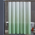 Furlinic Waterproof Shower Curtain – Mould Proof Fabric White to Green