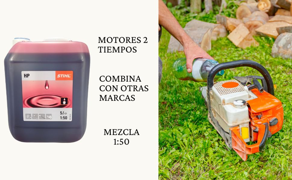 Stihl 2-Stroke Engine Oil | 1:50 Fuel Mix Lubricant - 5 Litre Bottle