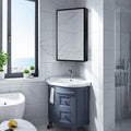 Janboe Corner Mirror Cabinet | 35x70cm Aluminum Bathroom Storage