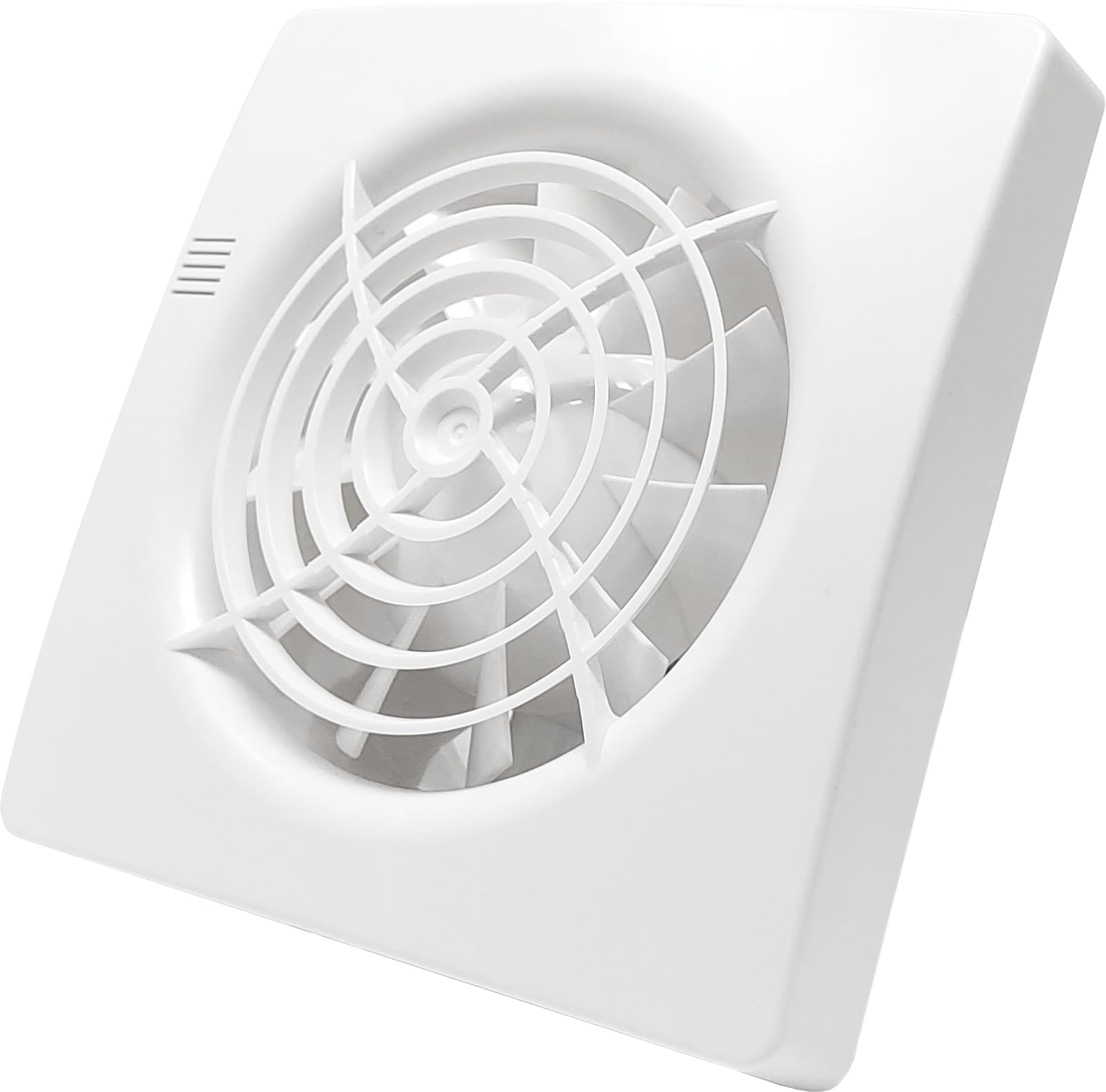 CubeTECH 100mm Quiet Bathroom Extractor Fan with Timer - White