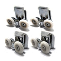 Jolof Store Shower Door Rollers – 23mm Twin Replacement Wheels (Set of 4)