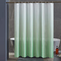 Furlinic Waterproof Polyester Shower Curtain - White to Green - 72x72