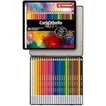 STABILO CarbOthello Chalk-Pastel Pencils | Tin of 24 Assorted Colors