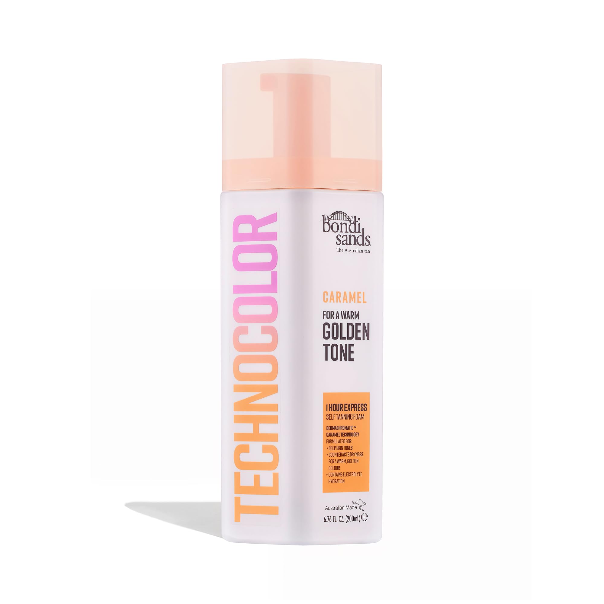 Bondi Sands Technocolor Caramel 1-Hour Express Self-Tanning Foam - 200ml